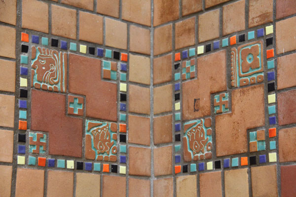 Hall of Waters Art Deco tiles